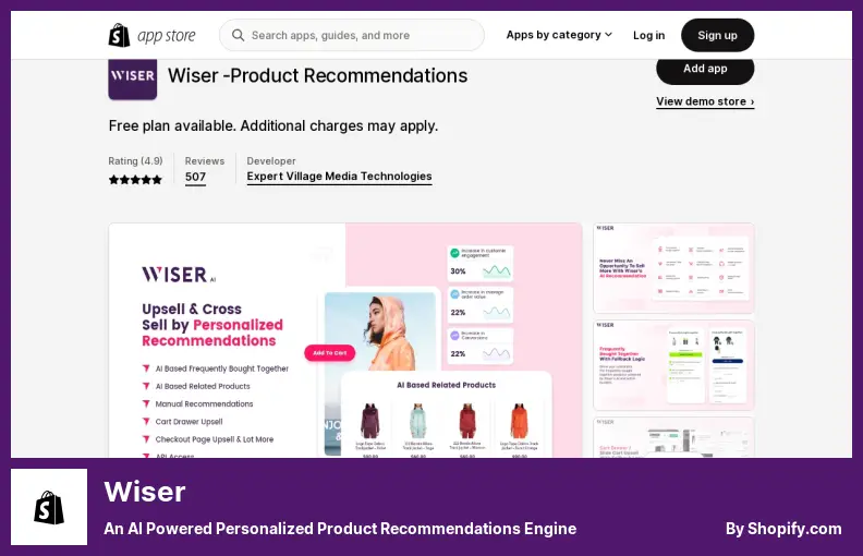 Wiser - an AI Powered Personalized Product Recommendations Engine