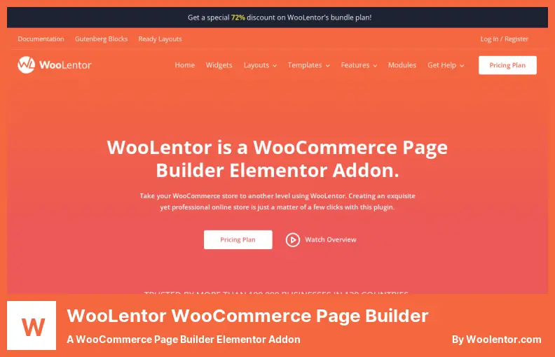 WooLentor WooCommerce Page Builder Plugin - a WooCommerce Page Builder Elementor Addon