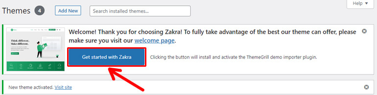 Get Started with Zakra Button