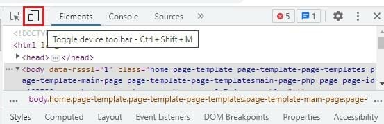 how to use responsive design mode in google chrome step 3