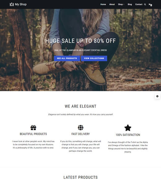 Neve One of The Best Free WooCommerce Themes