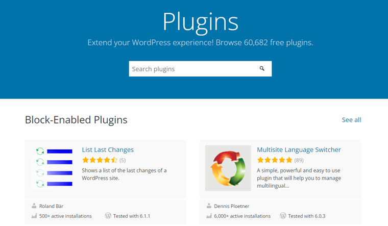 WordPress.org Plugin Repository