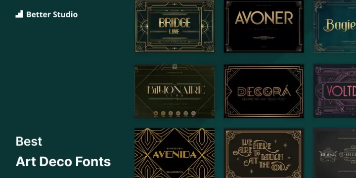 25 Best Deco Fonts for a Classic and Timeless Look