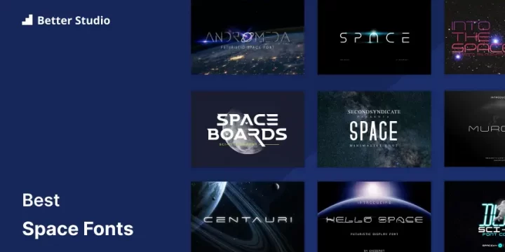 36 Best Space Fonts 🌌 Explore the Cosmos with These Amazing Fonts