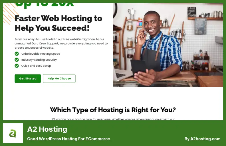 A2 Hosting - Good WordPress Hosting for eCommerce