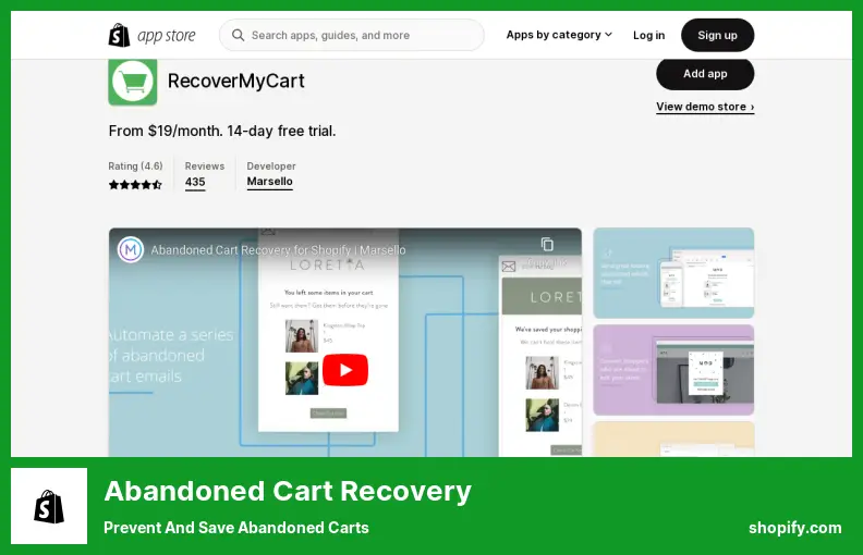 Abandoned Cart Recovery - Prevent and Save Abandoned Carts