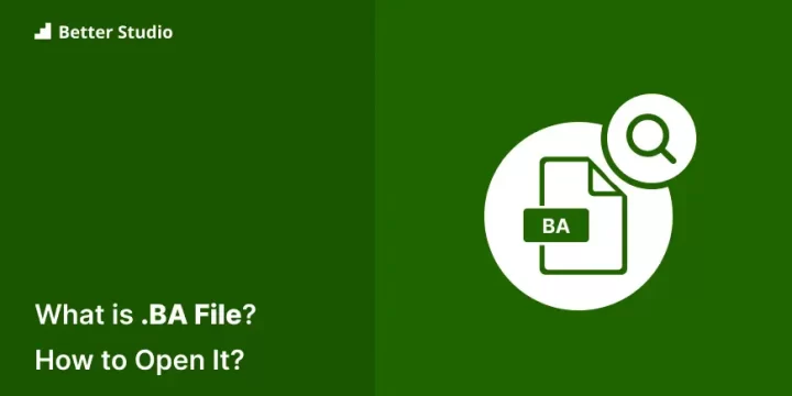 .BA File Extension – What is .BA File and How to Open It?