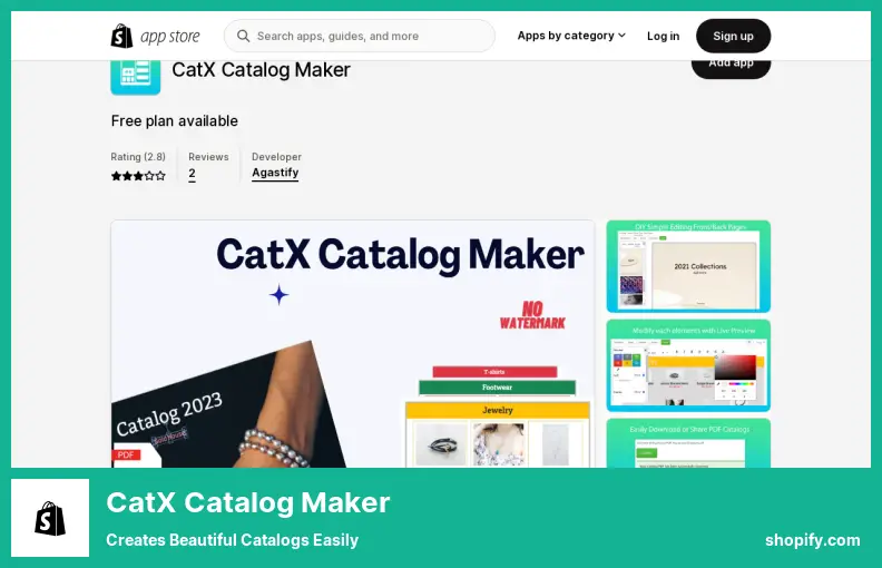 CatX Catalog Maker - Creates Beautiful Catalogs Easily