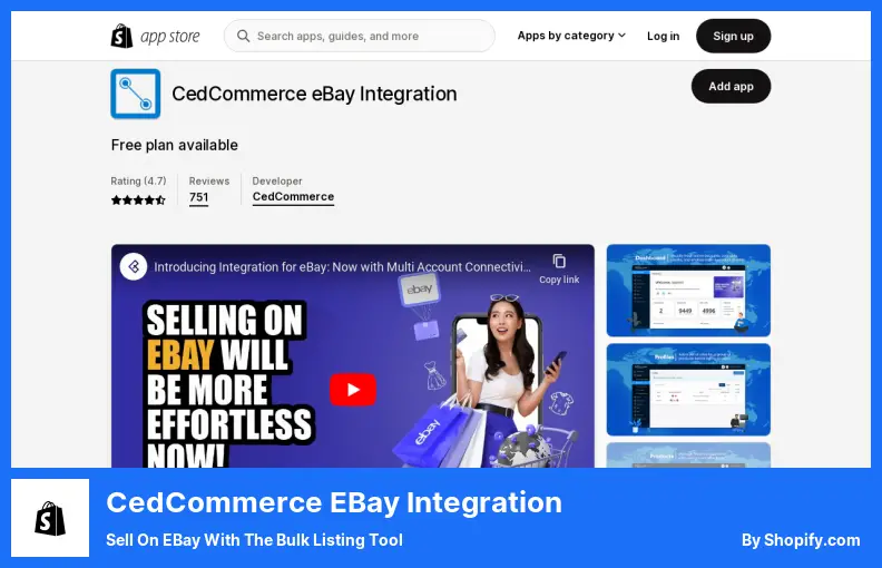 CedCommerce eBay Integration - Sell On eBay With The Bulk Listing Tool