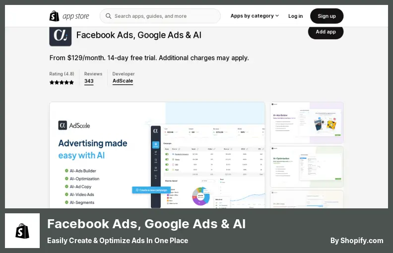 Facebook Ads, Google Ads & AI - Easily Create & Optimize Ads in One Place