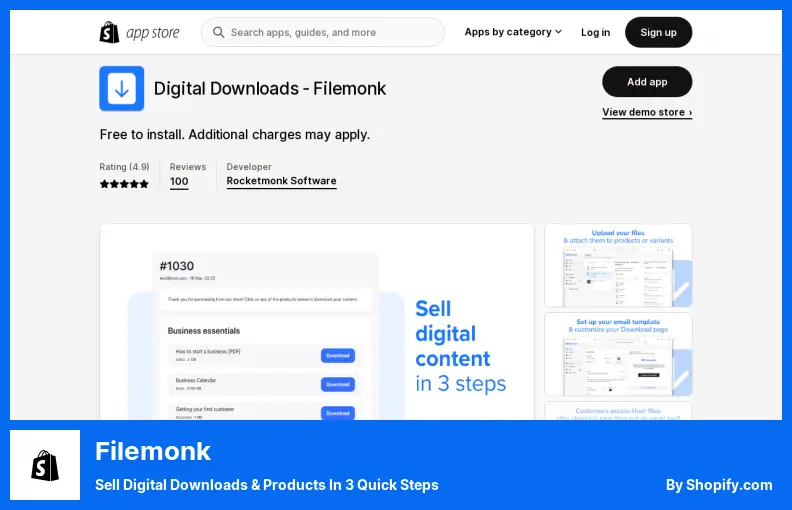 Filemonk - Sell Digital Downloads & Products in 3 Quick Steps