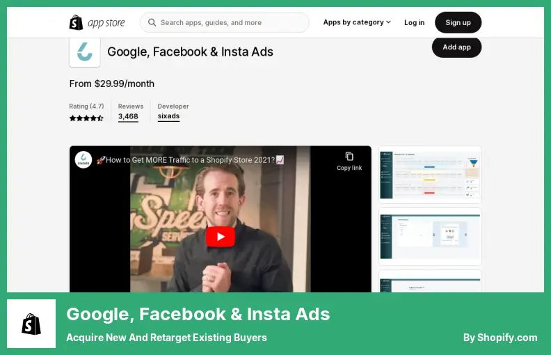 Google, Facebook & Insta Ads - Acquire New and Retarget Existing Buyers