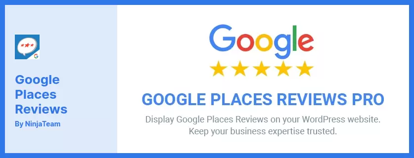 Google Places Reviews Plugin - WordPress Support for Google Places Reviews
