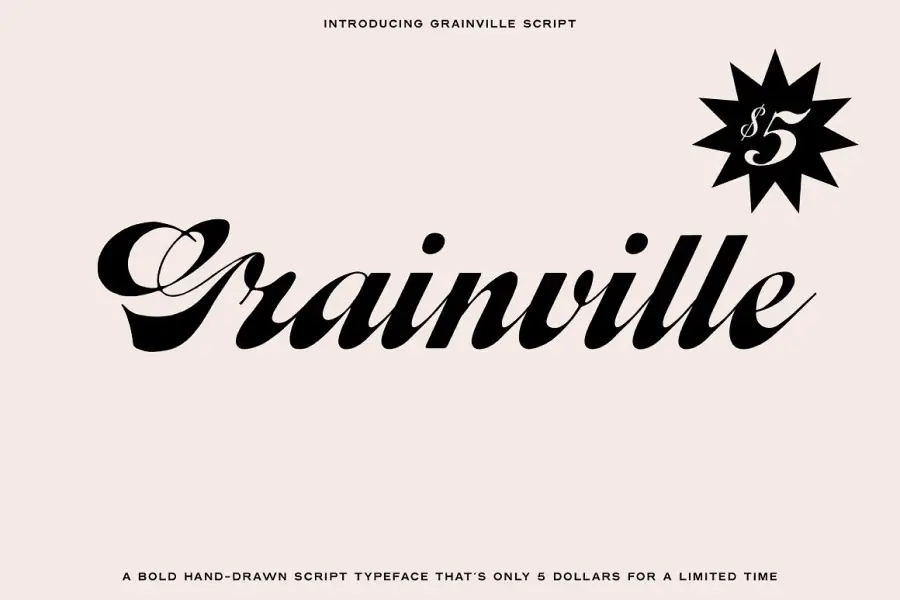 Grainville Script - 