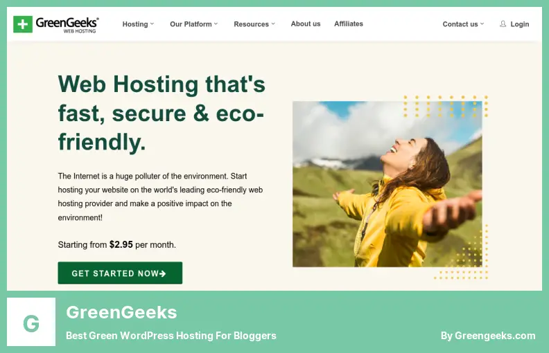 GreenGeeks - Best Green WordPress Hosting for Bloggers