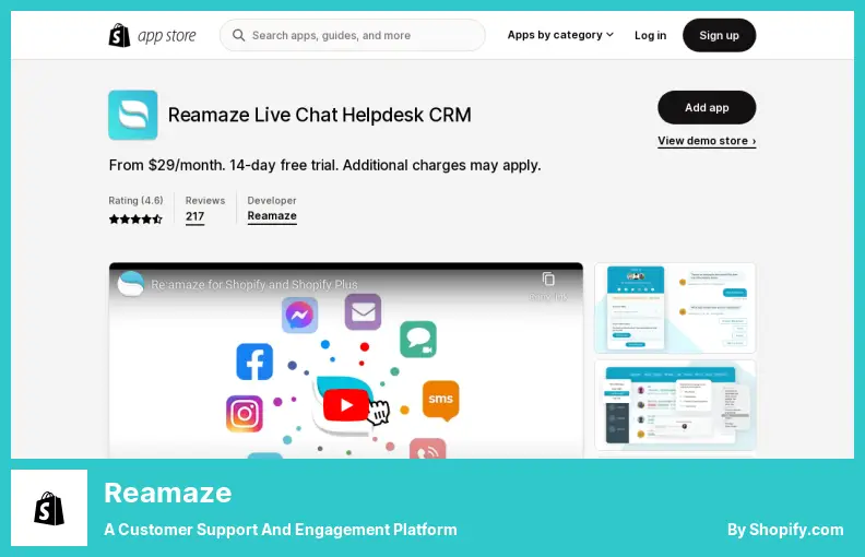Reamaze - a Customer Support and Engagement Platform