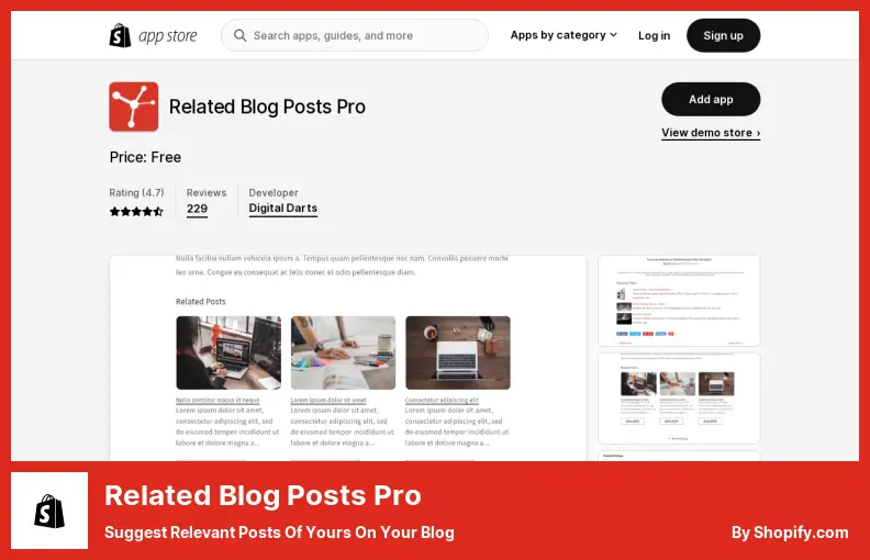 Related Blog Posts Pro - Suggest Relevant Posts of Yours On Your Blog