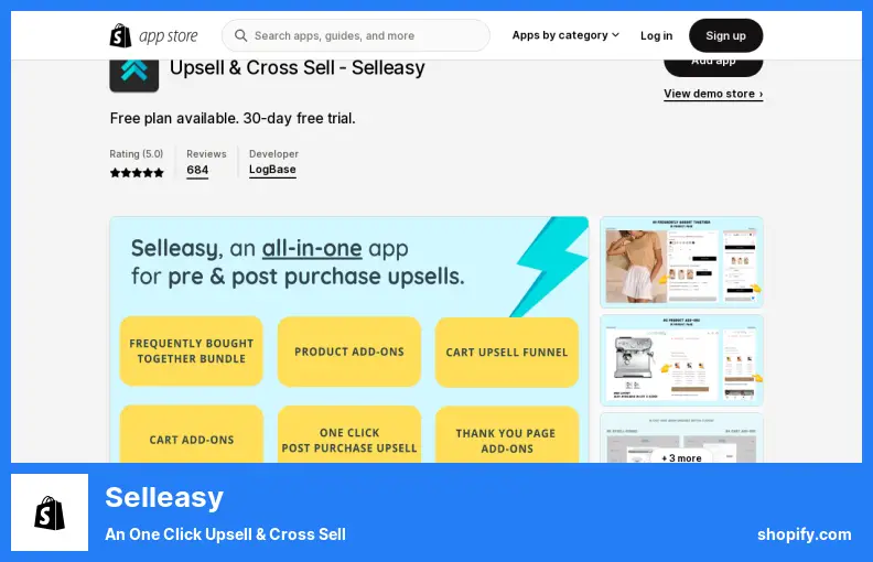 Selleasy - an One Click Upsell & Cross Sell