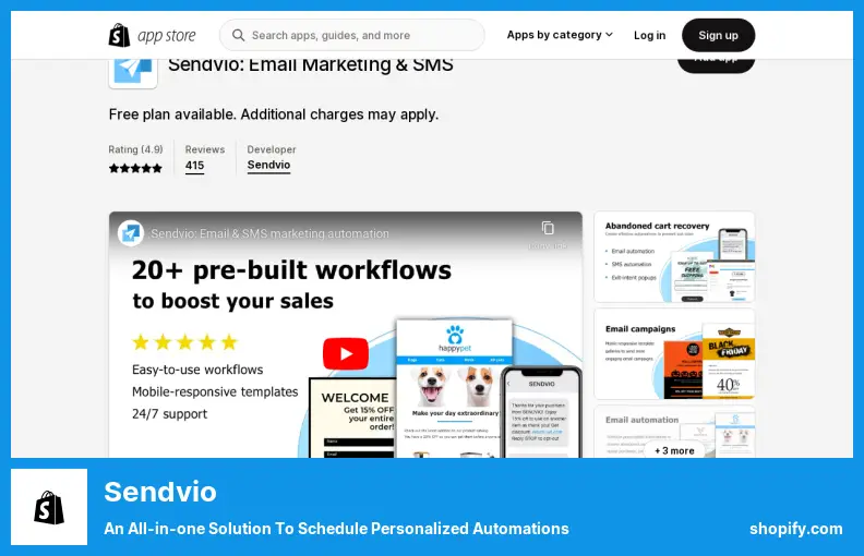 Sendvio - an All-in-one Solution to Schedule Personalized Automations