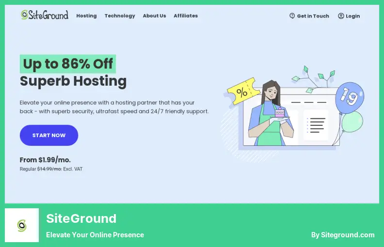 SiteGround - Elevate Your Online Presence