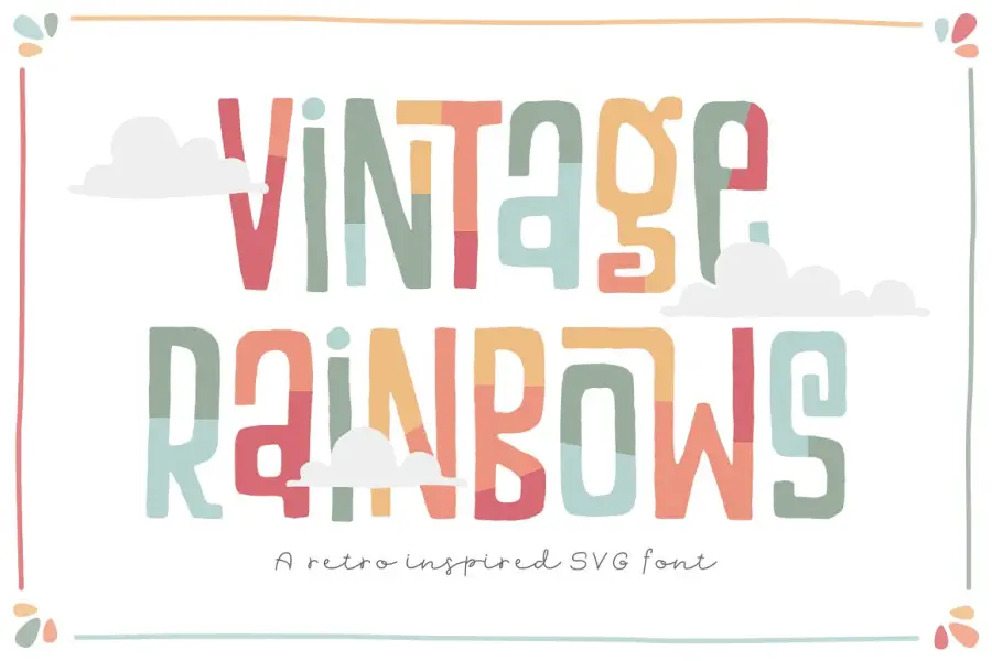Vintage Rainbows - 