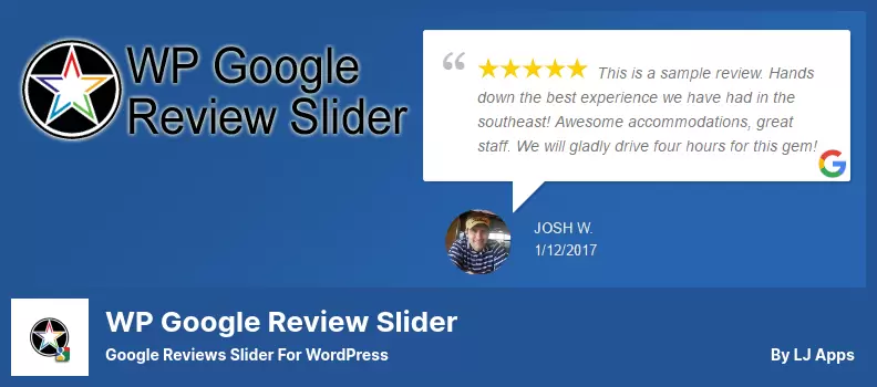 WP Google Review Slider Plugin - Google Reviews Slider for WordPress