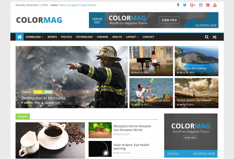 ColorMag Free WordPress Theme