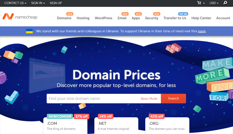 Namecheap Domain Pricing - How Much Website Cost