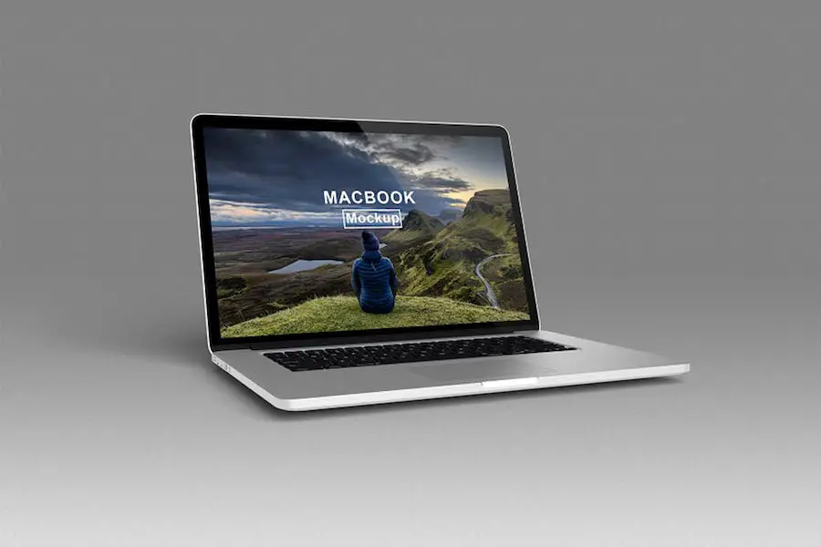 MacBook Mockup - `