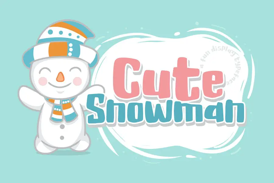 Cute Snowman - 