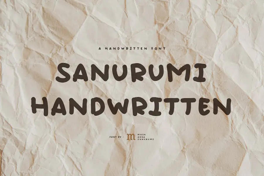 Sanurumi Handwritten - 