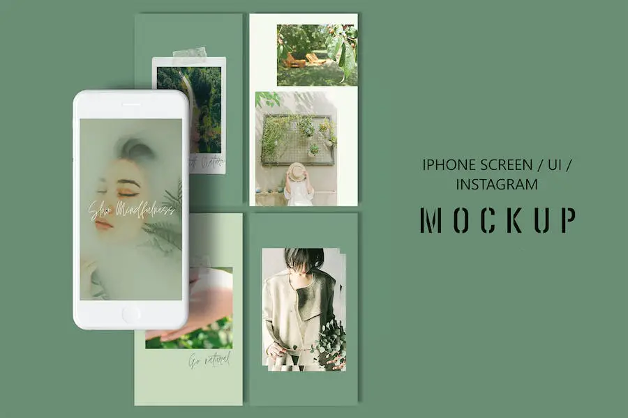 Phone Screen / UI / Instagram Mockup - 
