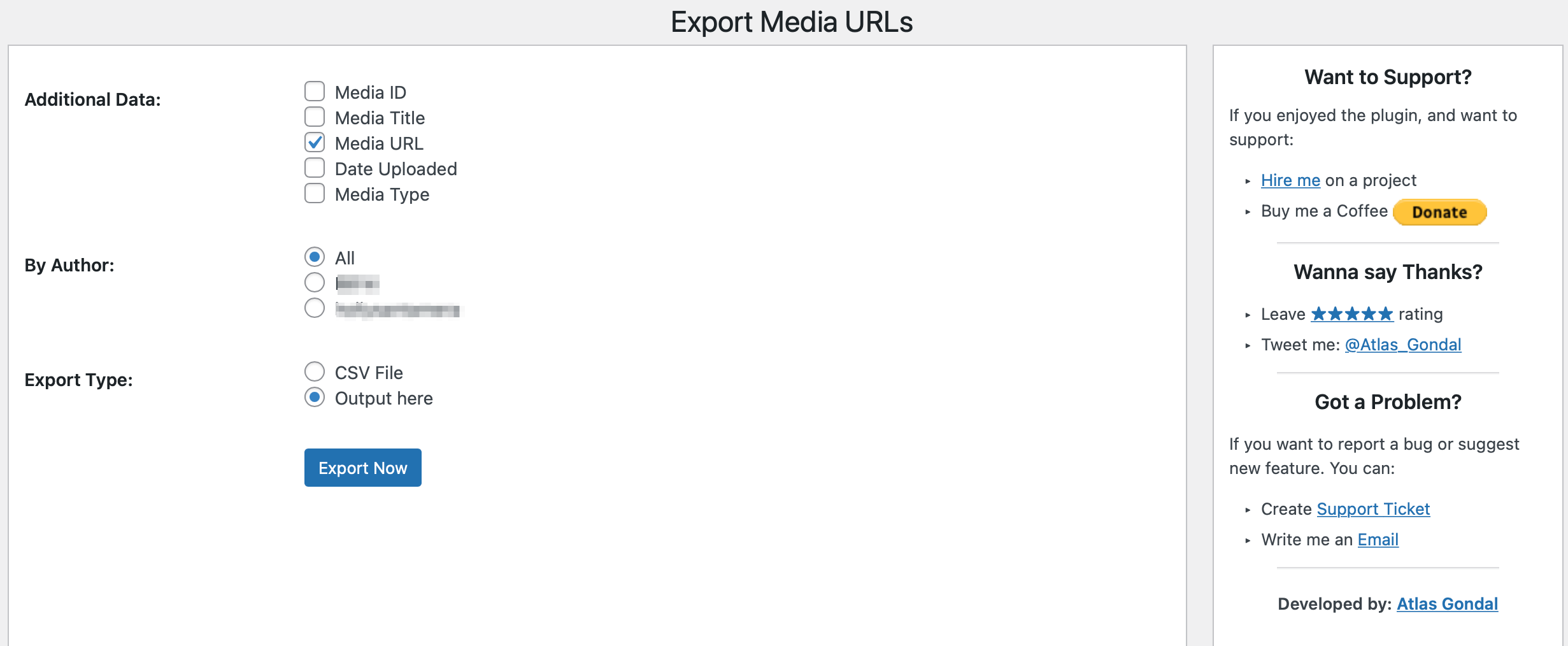 Export your WordPress media library using a plugin