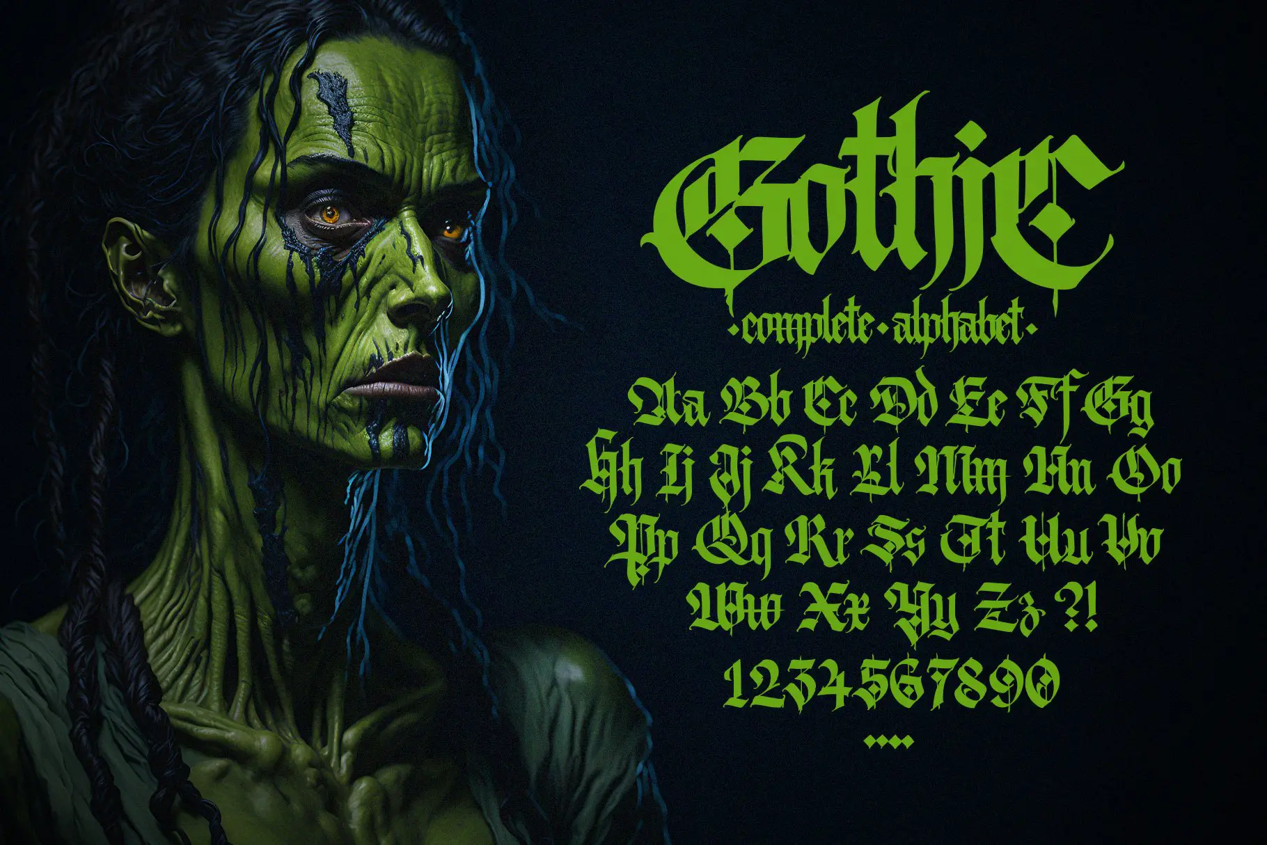 Gothic letters - 