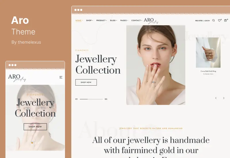 Aro Theme - Jewelry Store WordPress Theme