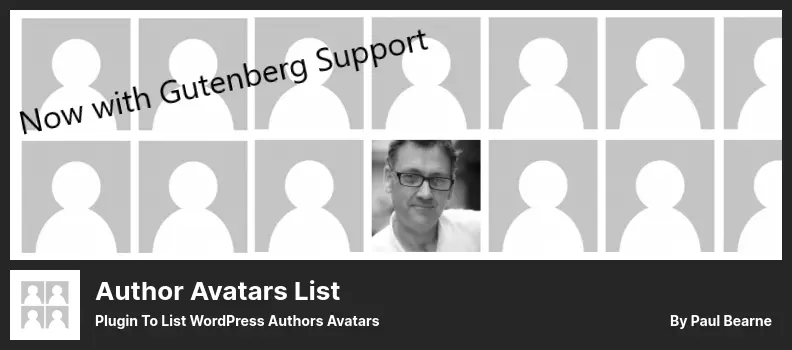 Author Avatars List Plugin - Plugin to List WordPress Authors Avatars