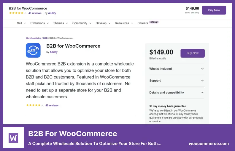 B2B for WooCommerce Plugin - A Complete Wholesale Solution to Optimize Your Store for Both B2B and B2C Customers