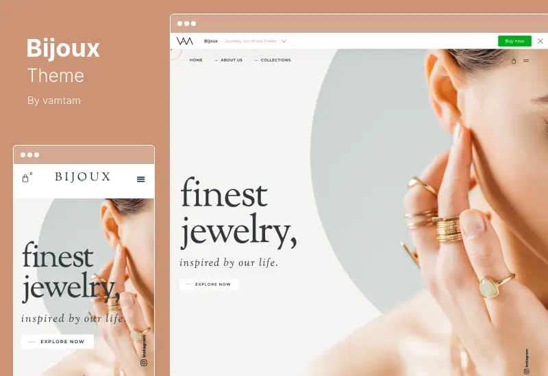 Bijoux Theme - Jewelry Shop WordPress Theme