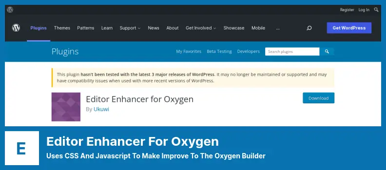 Editor Enhancer for Oxygen Plugin - Uses CSS and Javascript to Make Improve to The Oxygen Builder