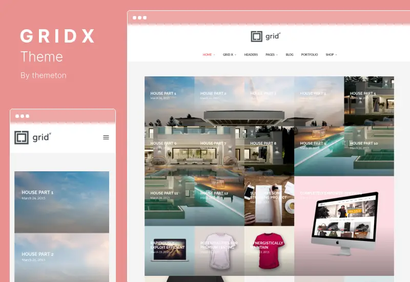 GRID X Theme - Creative Multipurpose WordPress Theme