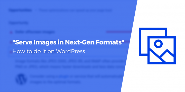 How to Serve Images in Next-Gen Formats (on WordPress)