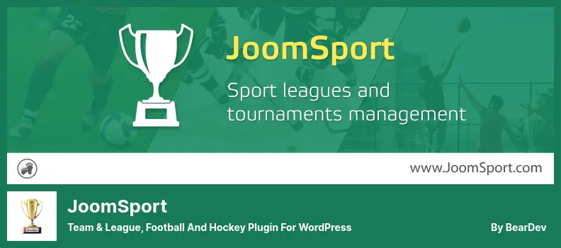 JoomSport Plugin - Team & League, Football and Hockey Plugin for WordPress
