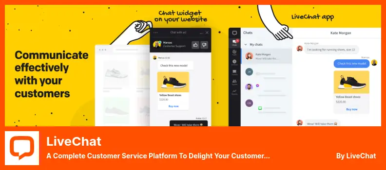 LiveChat Plugin - A Complete Customer Service Platform to Delight Your Customers and Fuel Your Sales