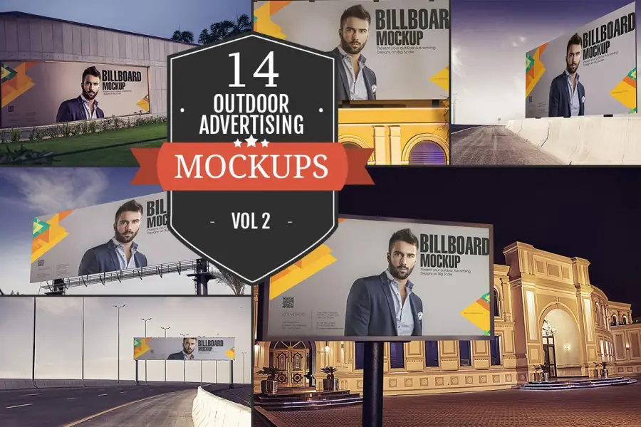 Outdoor Advertising Mockup Vol. 2 - 