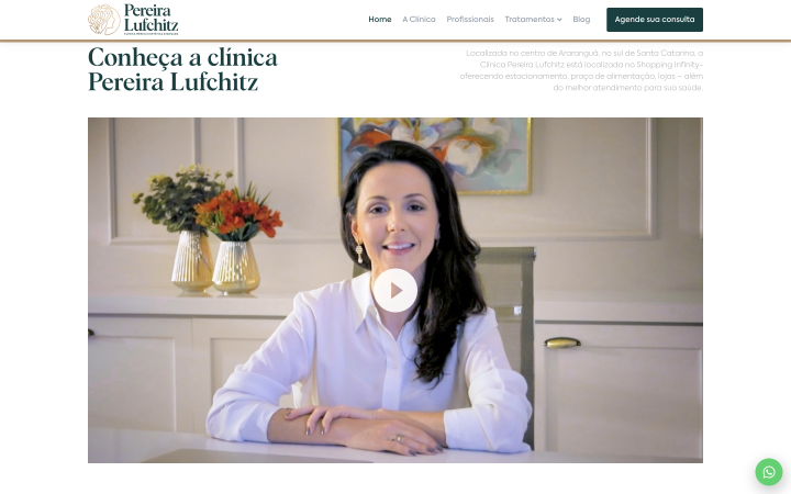 Pereira Lufchitz website homepage
