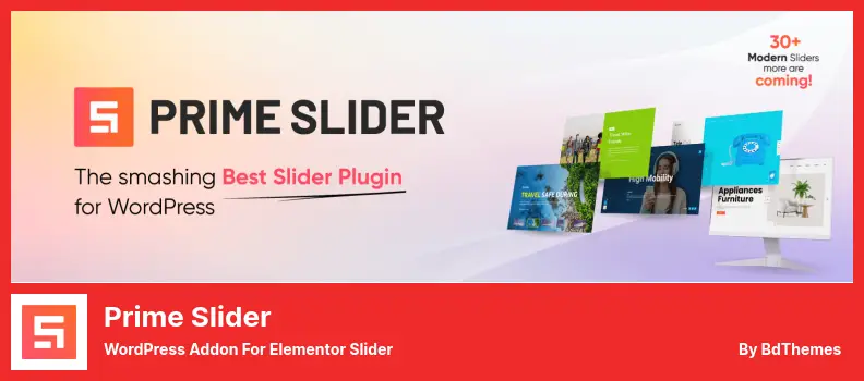 Prime Slider Plugin - WordPress Addon for Elementor Slider