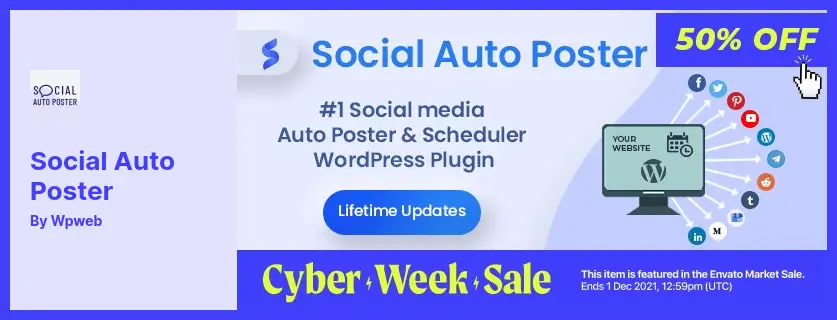Social Auto Poster Plugin - WordPress Scheduler & Marketing Plugin