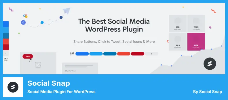 Social Snap Plugin - Social Media Plugin For WordPress