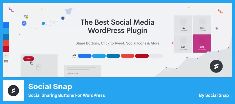 Social Snap Plugin - Social Sharing Buttons for WordPress
