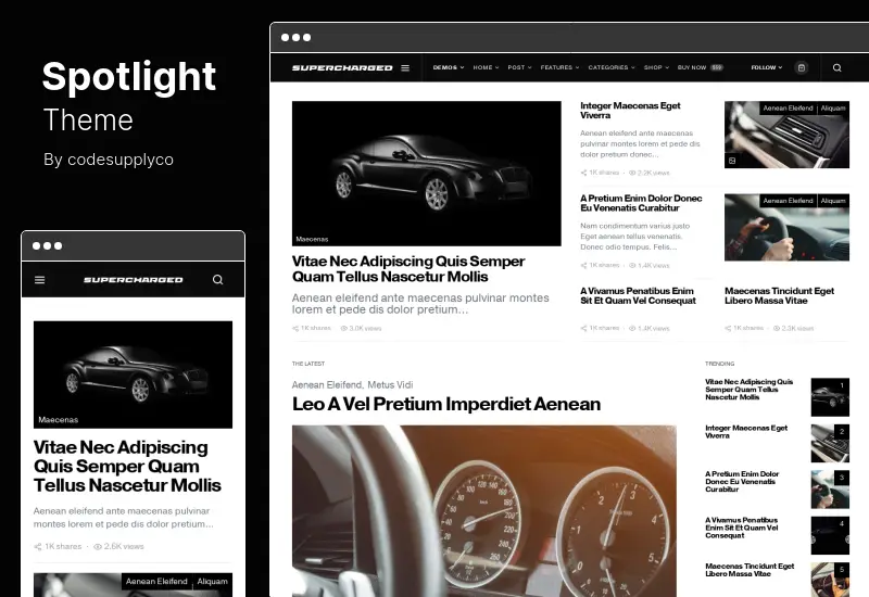 Spotlight Theme - Feature Packed News & Magazine WordPress Theme
